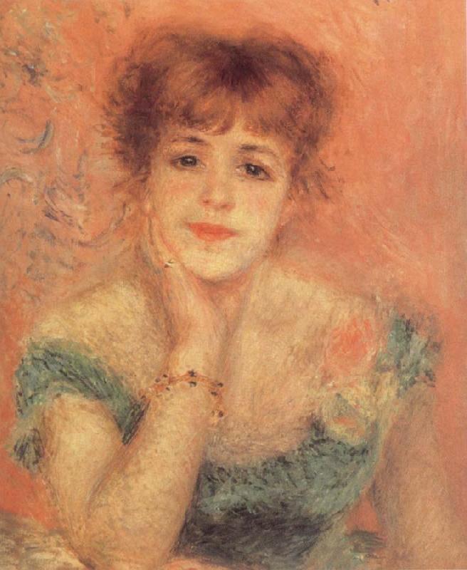 Pierre-Auguste Renoir Portrait of t he Actress Jeanne Samary oil painting image